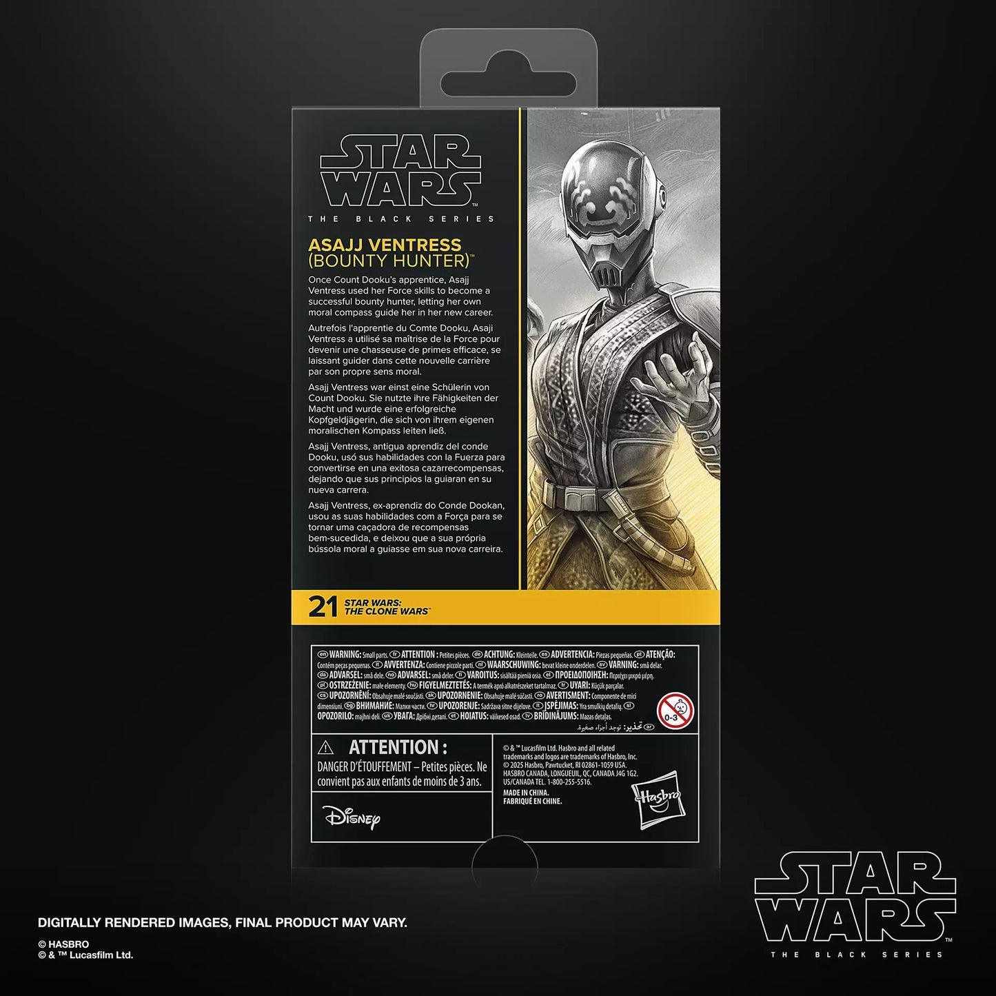 Star Wars Black Series - Asajj Ventress (Bounty Hunter)