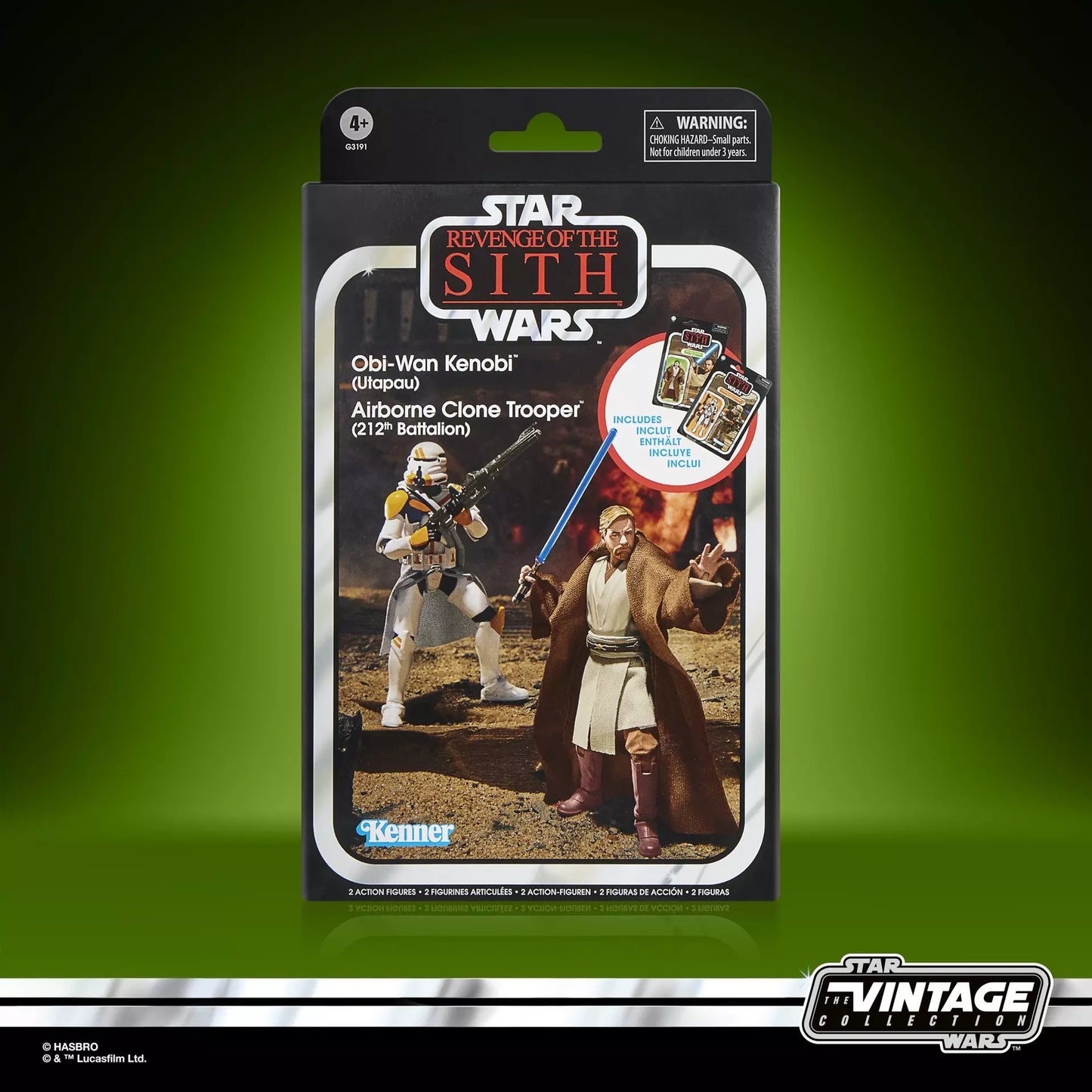 Star Wars - Vintage Collection Obi-Wan Kenobi (Utapau) & Airborne Clone Trooper (212th Battalion)