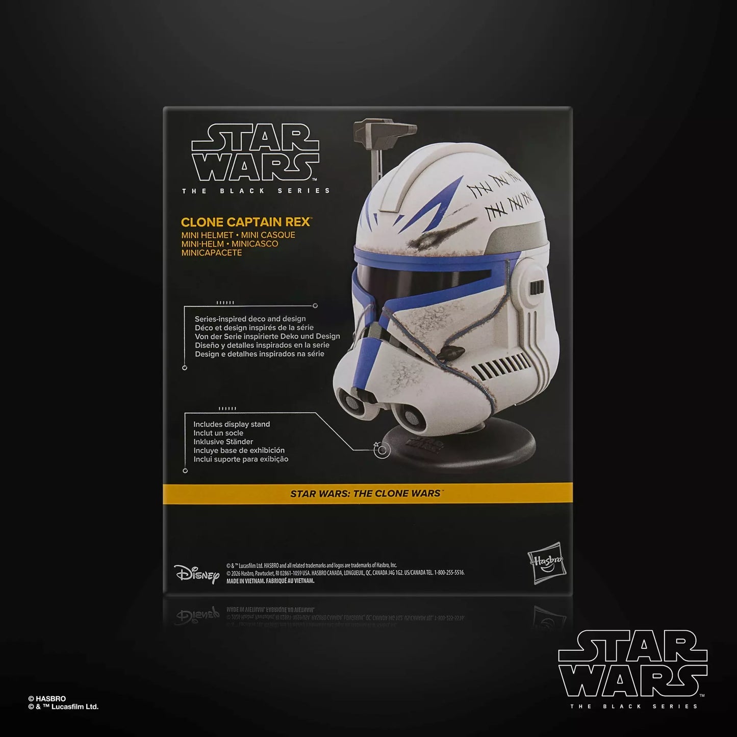 Star Wars Black Series - Clone Captain Rex Mini Helmet