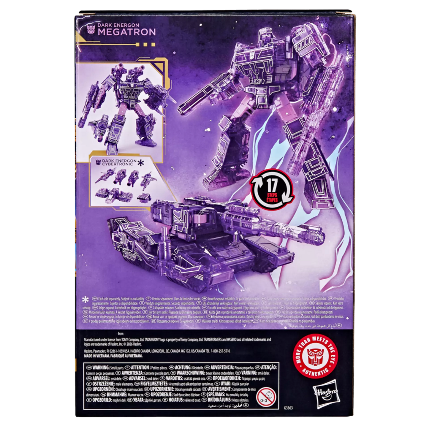 Transformers Age of the Primes Voyager Class Dark Energon Megatron