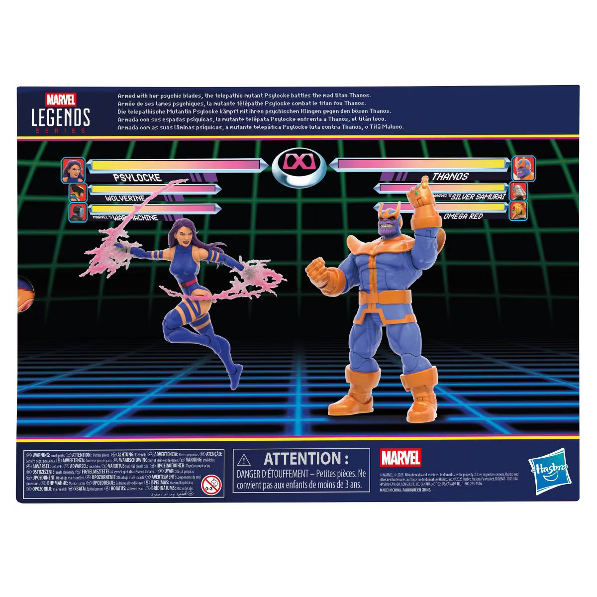Marvel Legends Series Gamerverse Psylocke vs. Thanos