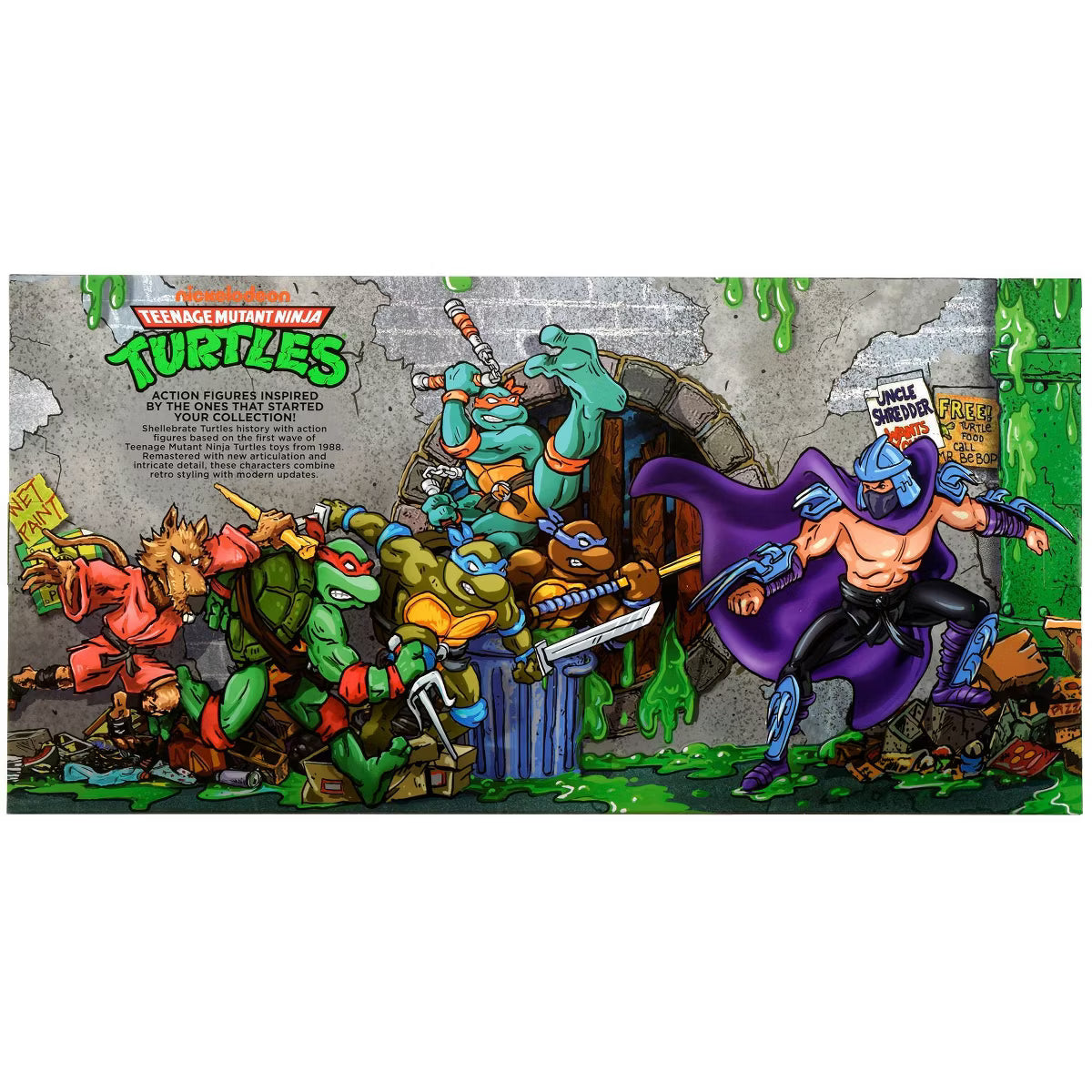 TMNT Classic 1988 Remastered (2025 ) - Animated Figure 6 Pack