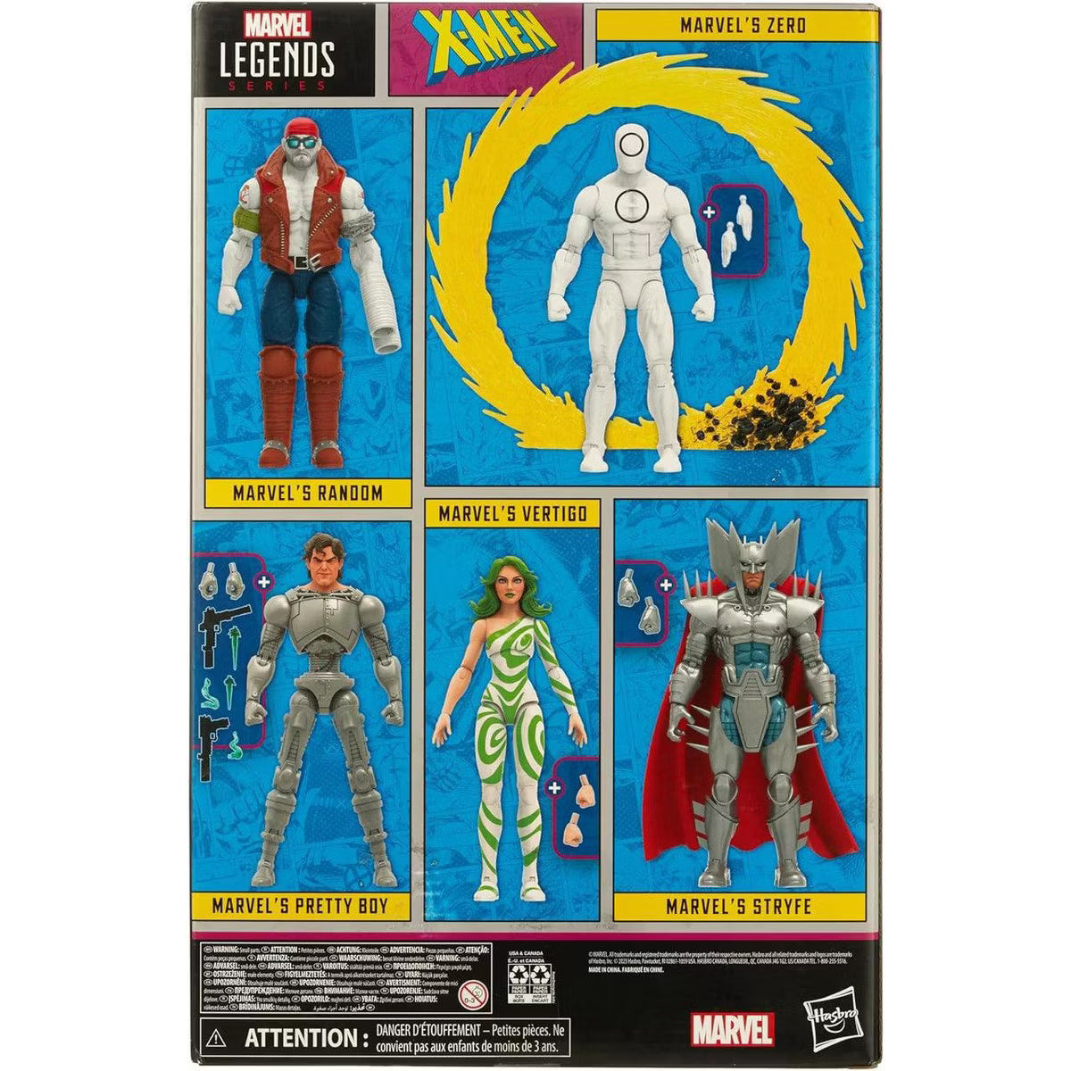 Marvel Legends X-Men Villains 60th Anniversary 5-Figure Set