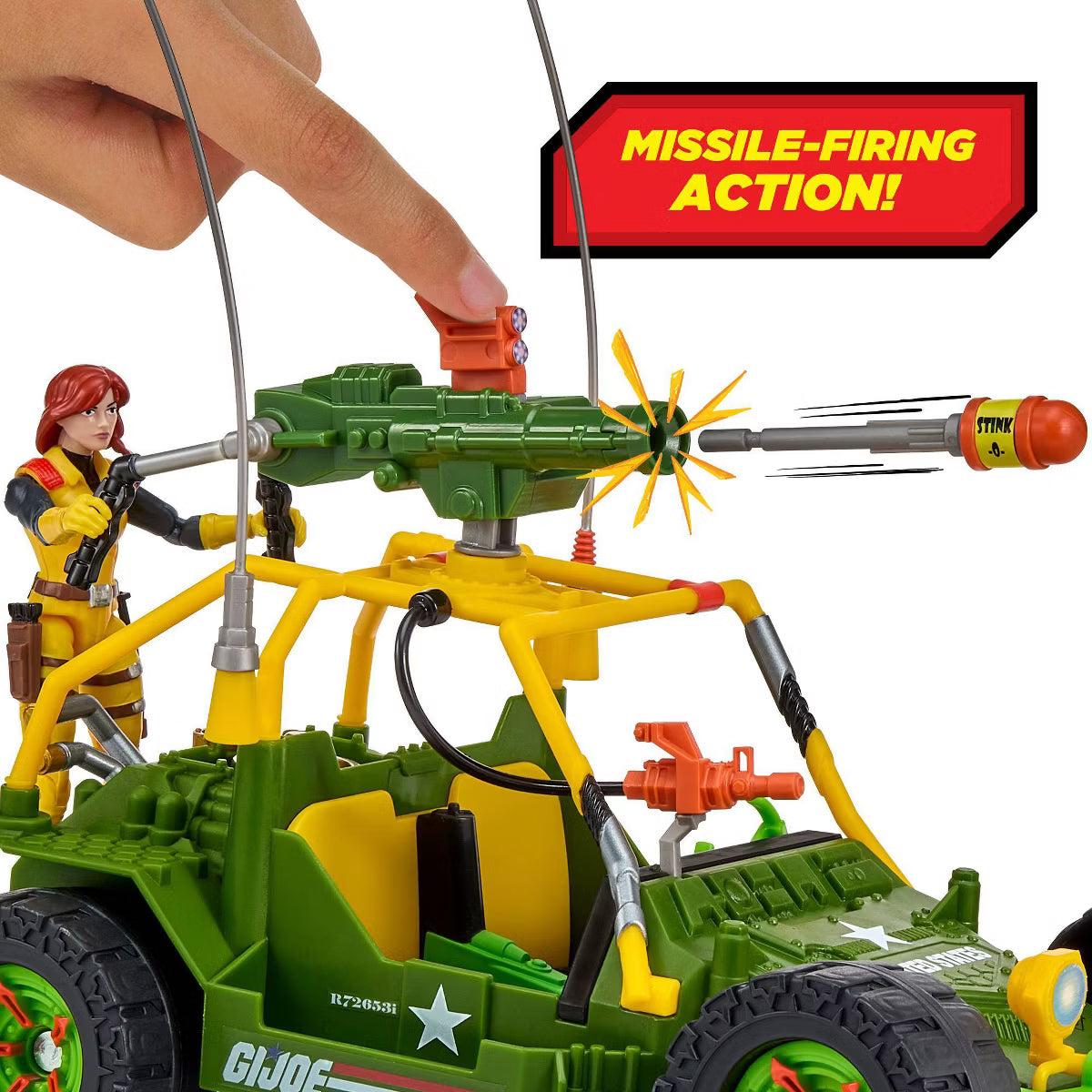 G.I. Joe x TMNT A.W.E. Shell-Striker with April O'Neil as Scarlett Vehicle Set