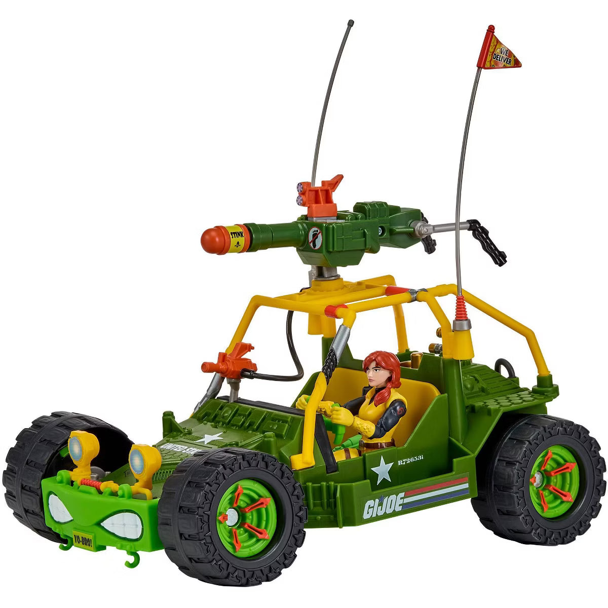 G.I. Joe x TMNT A.W.E. Shell-Striker with April O'Neil as Scarlett Vehicle Set
