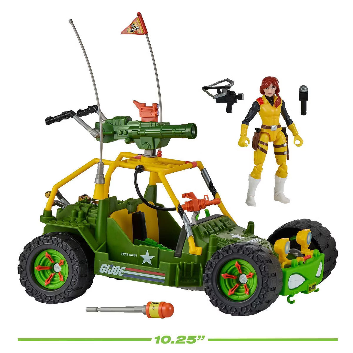 G.I. Joe x TMNT A.W.E. Shell-Striker with April O'Neil as Scarlett Vehicle Set