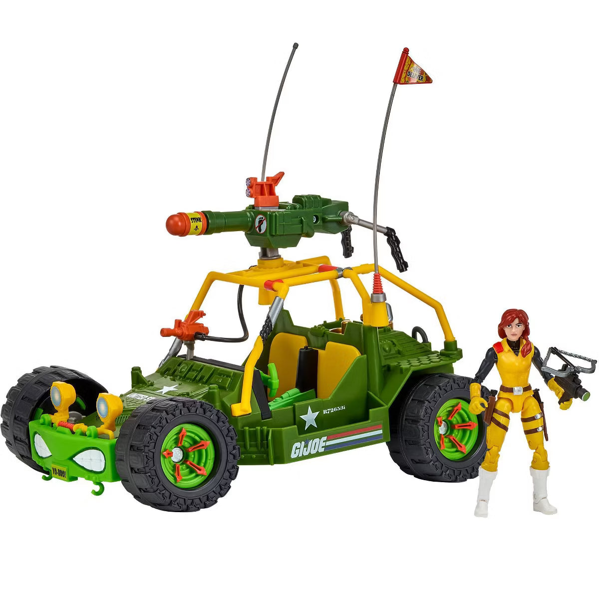 G.I. Joe x TMNT A.W.E. Shell-Striker with April O'Neil as Scarlett Vehicle Set
