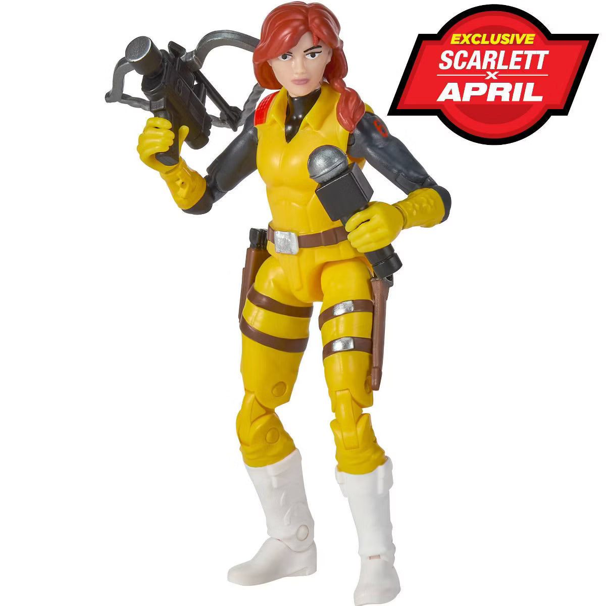 G.I. Joe x TMNT A.W.E. Shell-Striker with April O'Neil as Scarlett Vehicle Set