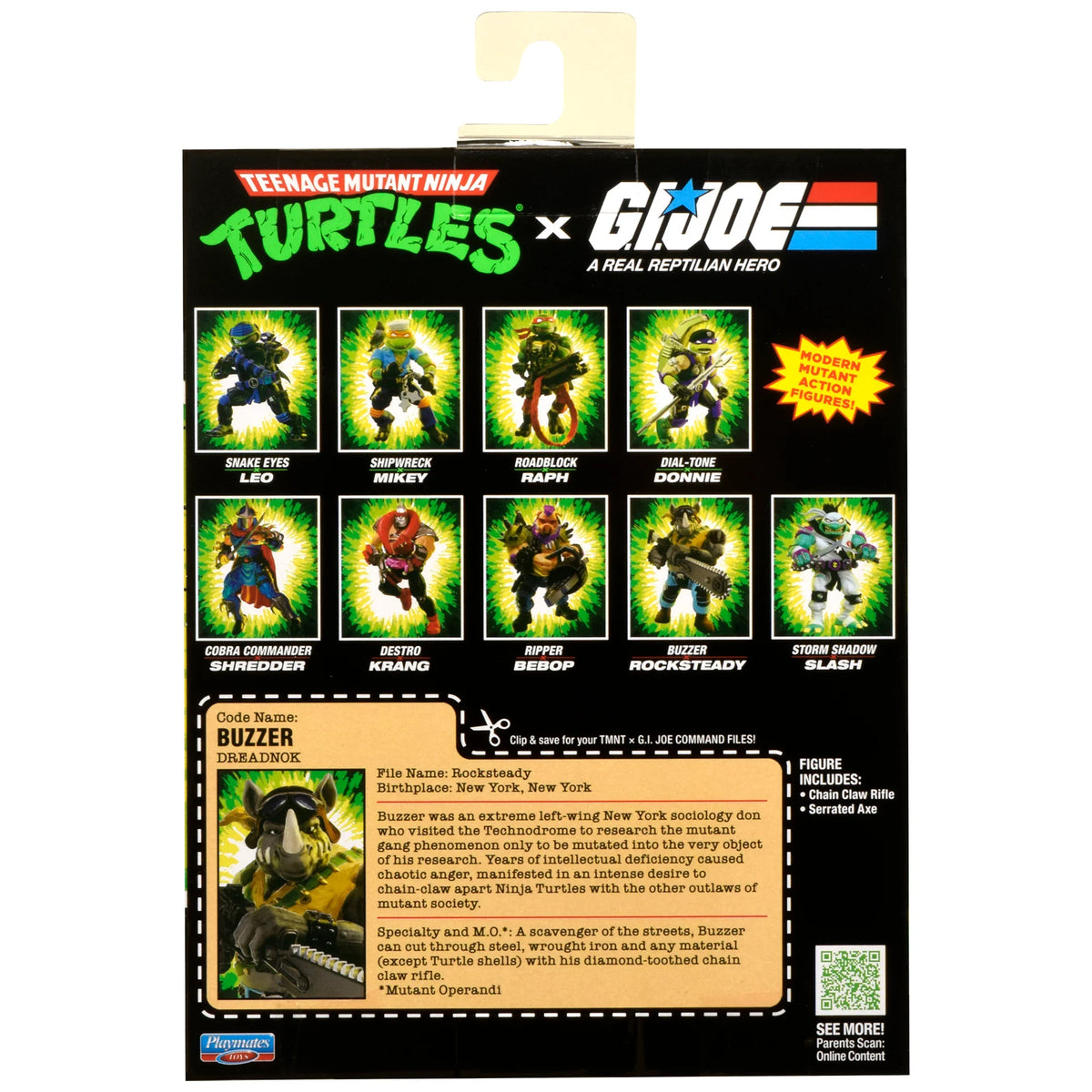 G.I. Joe x TMNT Buzzer x Rocksteady