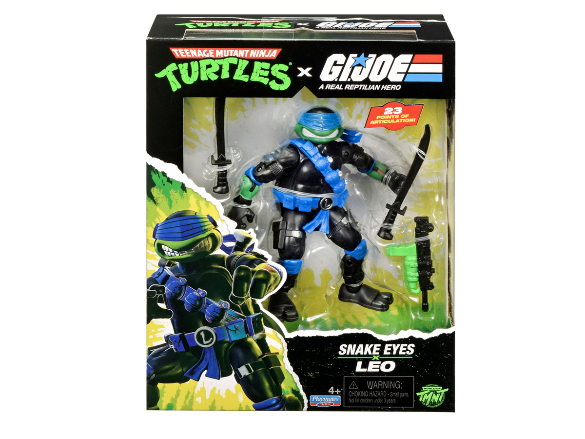 G.I. Joe x TMNT Snake Eyes x Leo