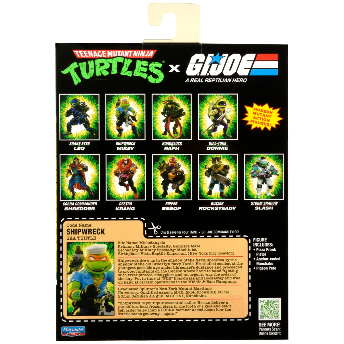 G.I. Joe x TMNT Shipwreck x Mikey