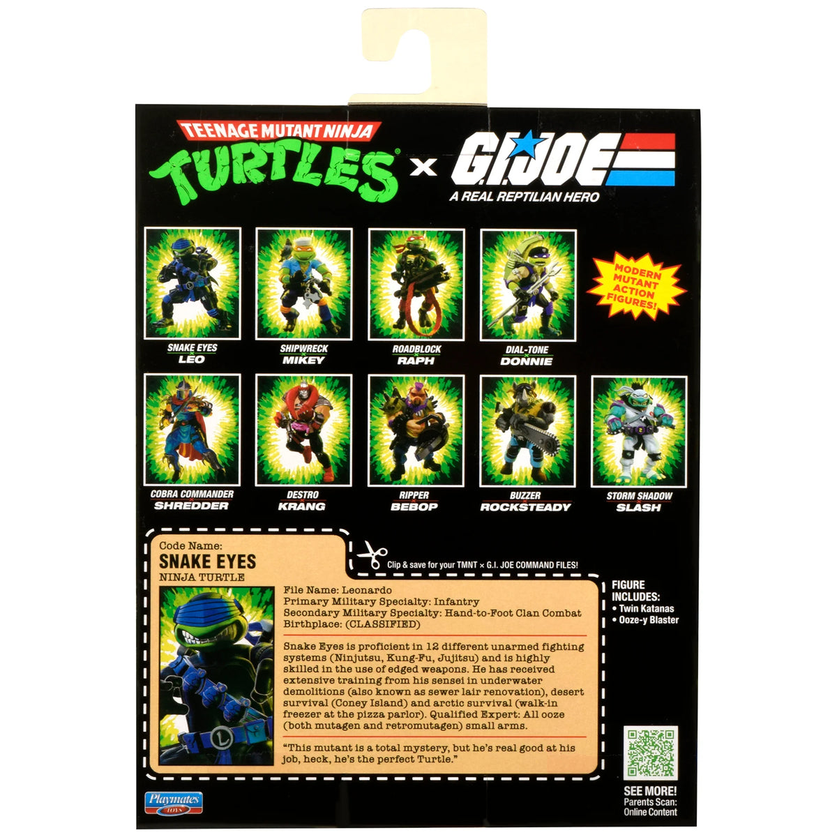 G.I. Joe x TMNT Snake Eyes x Leo