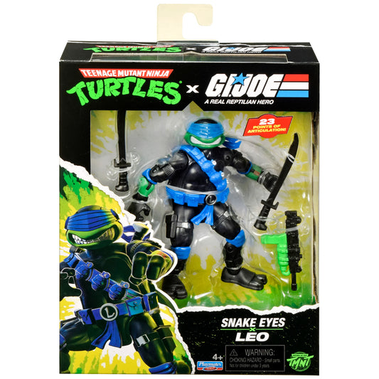 G.I. Joe x TMNT Snake Eyes x Leo
